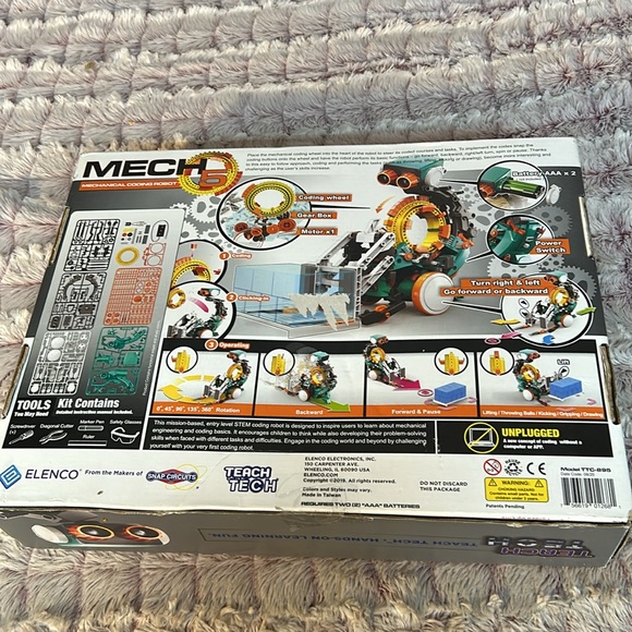 Snap Circuits Teach Tech Mech 5, Mechanical Coding Robot - Picture 3 of 3